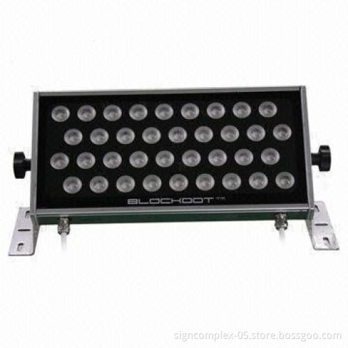 LED Wall Washer with 24V DC Working Voltage and 20m Projection Distance